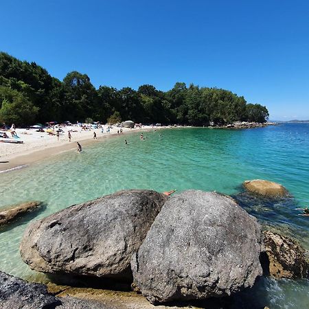 Pura Playa - Cangas Do Morrazo - Primera Linea De Playa - Rias Baixas - Galicia מראה חיצוני תמונה
